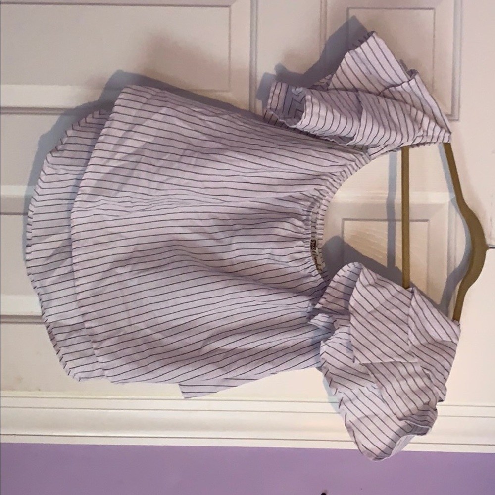 Never been worn! Crop off shoulder top